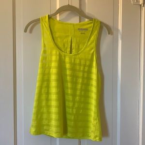 Highlighter yellow workout tank